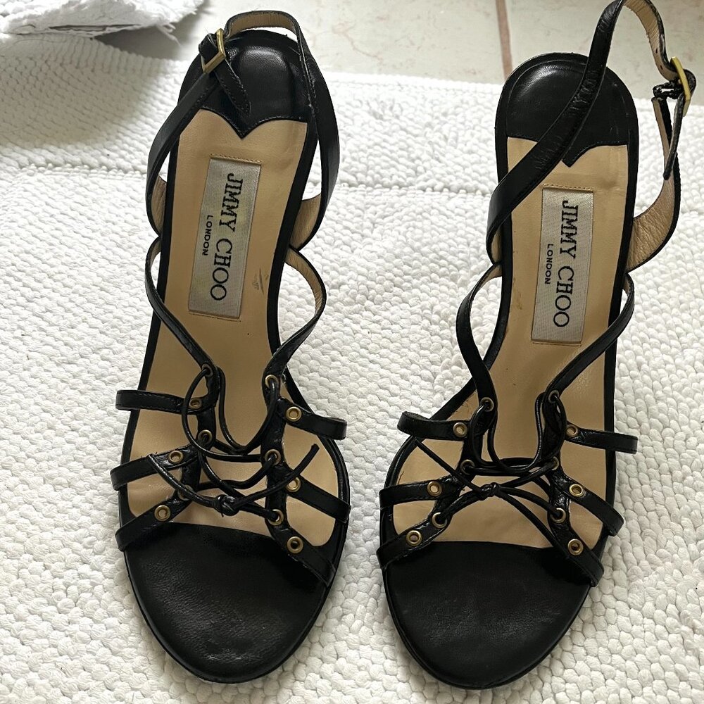 New Black Jimmy Choo sandals